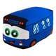thumbnail image 3 of Almohada de autobús escolar de peluche, regalo de fiesta, decoración del hogar, cojín, coche de peluche azul 35cm, 3 of 9
