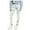 Blue - cannon, variant on Articles of Society Womens Carly Cropped Jeans, Blue, 26