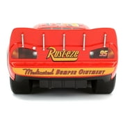 1:24 Scale Metal Die Cast Lightning Mcqueen With Tire Rack By Jada Toys