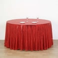 thumbnail image 2 of Efavormart 132" Wholesale Premium Table Cover Sparkly SEQUIN Round Tablecloth For Wedding Banquet Party Home Decor - Red, 2 of 11