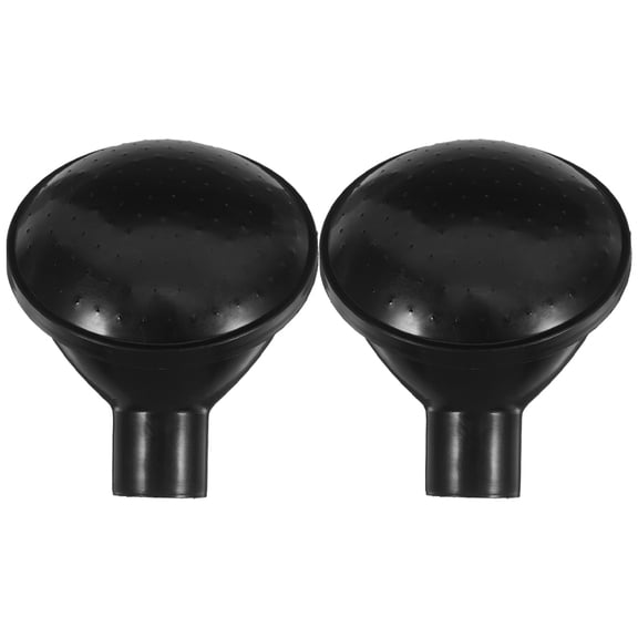 Vosarea 2Pcs Black Watering Can Sprinkler Head Durable Replacement Nozzle for Irrigation