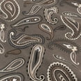 thumbnail image 3 of Superior Paisley Cotton Flannel Sheet Set, California King, Grey, 3 of 6