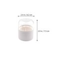 thumbnail image 2 of 2pcs Beauty Egg Cases Makeup Blender Holders Cosmetic Puff Containers Accessory, 2 of 7