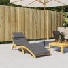 vidaXL Sun Lounger Cushion Anthracite Oxford fabric (100% polyester)