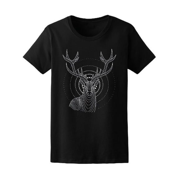 Deer Hipster Style Tee Women's -Image by Shutterstock