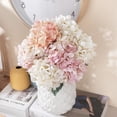 thumbnail image 4 of Travelwnat 5Packs Hydrangea Silk Flowers Heads Full Hydrangea Flowers Artificial with Stems for Wedding Home Party Shop Baby Shower Decor, 4 of 7