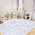 thumbnail image 1 of DUKINO Washable Area Rug 5x7, Boho Low-Pile Rugs for Living Room, Non Slip Rubber Backing Girls Rugs, Soft Vintage Nursery Rug fo, 1 of 9
