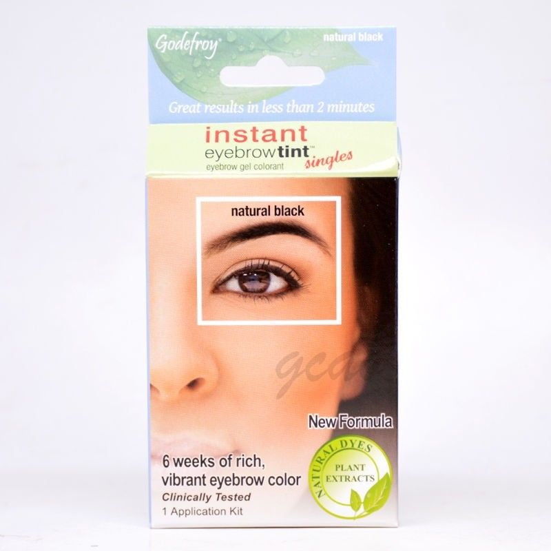 Godefroy Instant Eyebrow Tint Natural Black Single Application