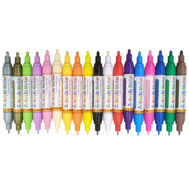 Marcadores acrílicos, rotuladores de pintura para artistas, pintura rupestre, piedra, cerámica 18 colores