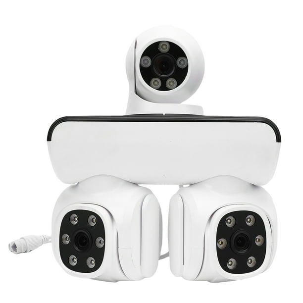 Camara Al Aire Libre De Lente Triple, Push De Alarma Al Aire Libre Para Casa
