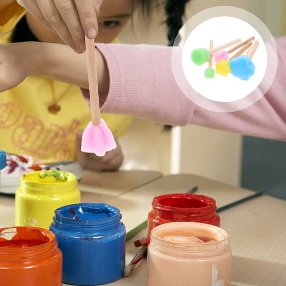 20 Pcs Painting Sponges for Kids Art and Craft, Multi-Shape Sponge Paint Tools for Creative Painting Projects
