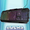 Bugha Exclusive Full Backlit, Good Key Lighted RGB LED USB Wired Gaming