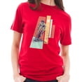 thumbnail image 3 of Big Size 4 Layered Cyclist Graphic Design Deluxe Jersey T-Shirt - Red 2XL, 3 of 4