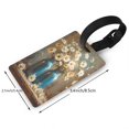 thumbnail image 2 of Kdxio Rustic Daisy Mason Jars Luggage Tags Privacy Cover ID Label Suitcase Tags Identifiers For School Bags,Suitcases, 2 of 7