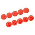 thumbnail image 1 of 10 Pieces Hexagonal Bicycle Bolts Screw Covers Plastic Universal Bolt and Nuts Kit Mountain Bikes Screws Set Cycling Components M6 Red, 1 of 6