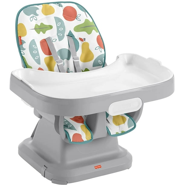 FisherPrice SpaceSaver Simple Clean High Chair Pearfection, portable