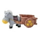 thumbnail image 3 of Figura de burro, adorno de escritorio, cenicero, estatua decorativa creativa moderna para Tirando de un carro, 3 of 9