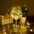 thumbnail image 3 of FLhrweasw Cadena Luces Solares Lámpara Hadas Alambre Cobre Al (blanco Cálido 100LED), 3 of 9