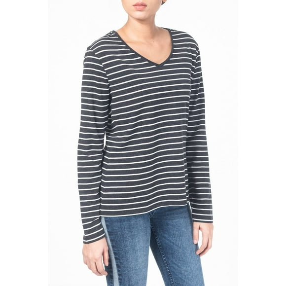 T-Shirts à Manches Longues pour Femmes GRIS JO BLANCO YD