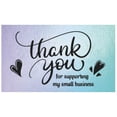 thumbnail image 1 of 50 Pcs Cartes de Remerciement Petite Entreprise, Mini une Variété de styles Cartes de Remerciement pour Soutenir Notes Magasinage Cartes Holographiques de Remerciement Cartes de Vœux pour Propriétaire de Magasin de Détail Produits Client 2x3.5 Inch, 1 of 5