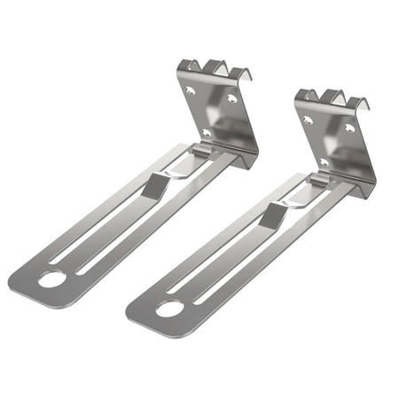 

Wire Clamps Two Hole Strap U Bracket Stainless Steel Banner Stand Clips Glass Panel Clamps Long Painter of The Night 2 Pack Plate Hanger Siding Hood Stay Clamp French Boudoir Doll Corner Holder Clamp