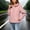 Pink, variant on Women's Solid Waterproof Windproof Hooded Softshell Jacket, Lightweight Full Zip Outdoor Hiking Walking Windbreaker Coat Mint Green XL(XL)