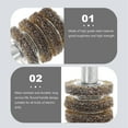 thumbnail image 5 of Electric Wire Brush Wheel for Drill Grinder Accessories Metal Wheels Steel, 5 of 6