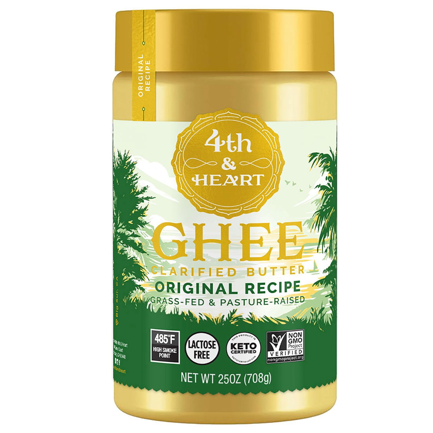 4th & Heart Original Ghee, Clarified Butter, 25 oz