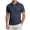Navy, variant on Mens Casual Old Money Golf Collared Shirt Short Sleeve Jacquard Knit Vacation Shirts, Summer Beach Resort Fashion Breathable Stylish Button Down Pullover