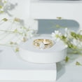 thumbnail image 5 of Certified Lab Diamond Engagement Ring - 3 Stone - Double Band Ring - EF-VS Quality - Rosec Jewels, 14K Yellow Gold, US 12.00, 5 of 9