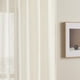 thumbnail image 5 of Cortinas transparentes Joydeco de lino blanco de 183 cm de largo para sala de estar, 5 of 8