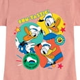 thumbnail image 3 of Disney - Donald Duck Sticker Look - Toddler & Youth Girls Short Sleeve Graphic T-Shirt, 3 of 5