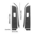 thumbnail image 3 of Real Bright Soft Car Interior Carbon Fiber Sticker DecorationCarbon Fiber Interior Rear Window Control Kit Cover For Toyota Camry 12-14Auto Car Protection Interior Accessories, 3 of 8