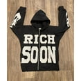 thumbnail image 4 of Y2k American High Street Trend Jacket Men Letter Embroidered Zipper Hoodie Harajuku Fashion Retro Oversized Sweatshirt Women, 4 of 6