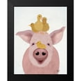 thumbnail image 2 of Fab Funky 20x24 Black Modern Framed Museum Art Print Titled - Pig and Ducklings, 2 of 5