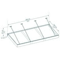 thumbnail image 3 of Palram - Canopia Sophia XL 3000 9' x 5' Acrylic Awning - Gray/Mist, 3 of 7