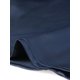 thumbnail image 5 of Vestido sin mangas de satén Inspire Chic para mujer, con cuello alto, lazo y cintura fruncida, color azul oscuro, talla XS, 5 of 5