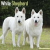 White Shepherd Calendar 2018 - Dog Breed Calendar - Wall Calendar 2017-2018