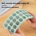 thumbnail image 6 of Hvmvliv Ice Trays 24-Compartments Cats Claw-Shape Food Grade Silicone Ice Molds with Lid Cute Ice Cubes Trays for Refrigerator Homemade Easy Demoulding Holiday Solid Color Molds Green, 6 of 6