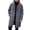 Dark Gray, variant on Wool Blend Notch Lapel Overcoat for Unisex, Single Breasted Long Sleeve Mid-Length, Casual Fall Winter Outerwear, 1 Piece, M-5XL, Plus Size Friendly