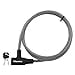 Master Lock Cable Lock, Keyed Bike Lock, 6 ft. Long, 8154DPF