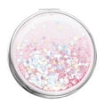thumbnail image 2 of Espejo Mirror de Maquilje Doble Cara Portátil Redondo rosa Sunnimix Espejo de maquillaje compacto de viaje, 2 of 8