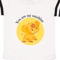 thumbnail image 3 of Inktastic You Are My Sunshine Elephant Etana Yellow and Cute Gift Baby Boy or Baby Girl Bodysuit, 3 of 4