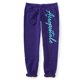thumbnail image 2 of Aeropostale Heritage Cinch Pyjama Pantalones de chándal para mujer, Morado, X-Large Aeropostale Pantalones deportivos, 2 of 2