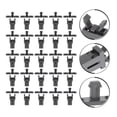 thumbnail image 2 of KAKOWELY Plastic Trash Can Lid Lock PushButton for Home Use Black Easy to Install and Remove,0.87"X0.47"X0.24", 2 of 5