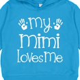 thumbnail image 3 of Inktastic My Mimi Loves Me Grandkids Toddler Hoodie, 3 of 4
