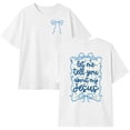 thumbnail image 4 of WhouRiu Girls Fashion Graphic Tees Kids Short Sleeve Crew Neck Tshirt Comfortable Cute Casual Summer T Shirts,110, 4 of 4