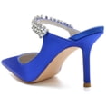 thumbnail image 3 of Women's Pumps Stiletto High Heel 8.5CM Rhinestones Party Dress Wedding Shoes, 3 of 6
