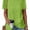 Light Green, variant on ZOELNIC Women's Ruffle Hem Tunic Tops Summer Short Sleeve Loose T-Shirt Blouses
