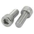 thumbnail image 1 of Unique Bargains M8x20mm 304 Stainless Steel Left Hand Thread Hex Socket Head Cap Screw Bolt 2pcs, 1 of 2